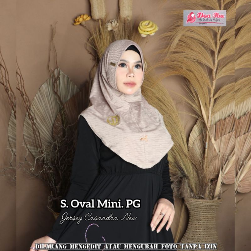 TERBARU Jilbab S. Oval Mini. PG by Doa Ibu/Doi