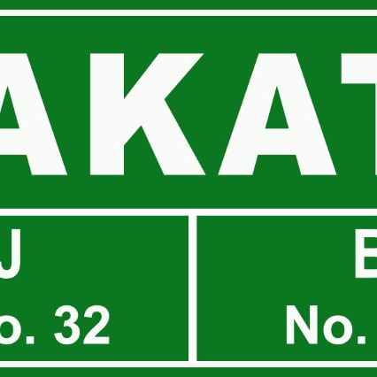 Papan Jalan Plang Nama Jalan Perumahan