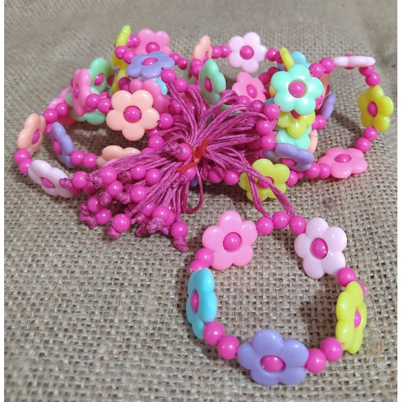 Gelang Mute Mote Anak Colorfull Berbagai Motif Lucu Aneka Warna