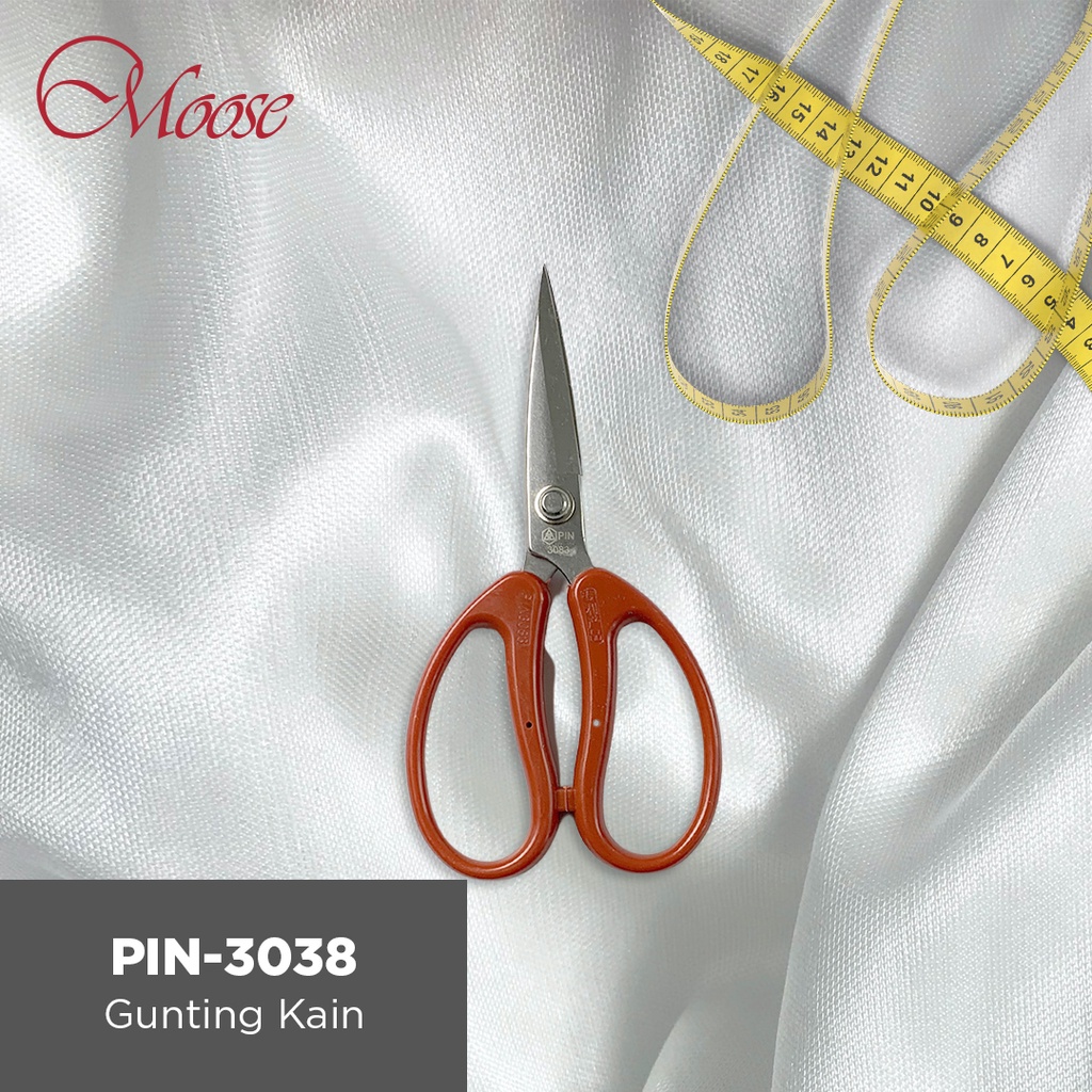 

Gunting Potong Bahan Kain Bahan Stainless Steel Merk Pin Warna Merah