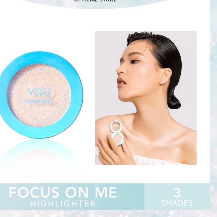 ♚ YOU Colorland - Focus On Me Highlighter / Highlighter You ( YOU MAKEUPS OFFICIAL STORE ) ✫