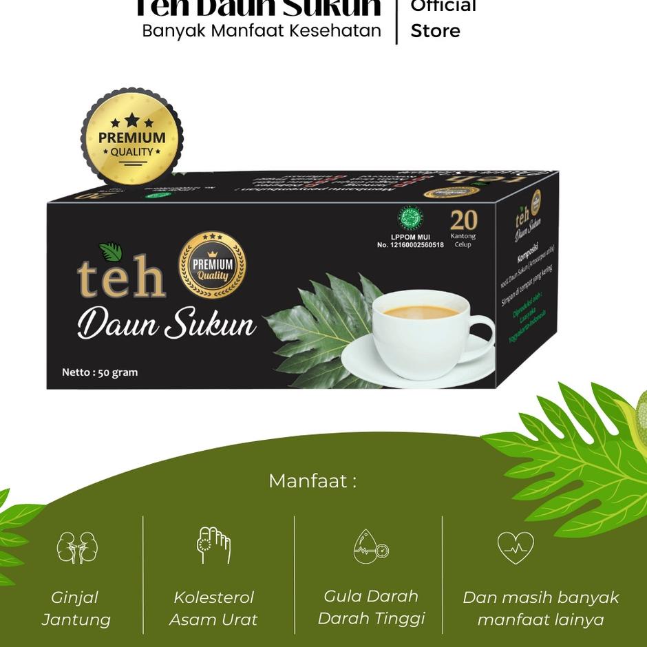 

COD✔️ Teh Daun Sukun Premium Laasyaka Original Banyak Manfaat Kesehatan