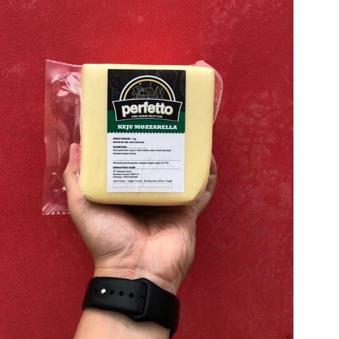 

➮ Keju Mozarella Perfetto Import Austalia Block 1KG ✾