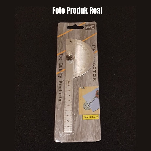

BISA COD Busur Derajat Combi Penggaris Stainless Protractor Alat Ukur Sudut