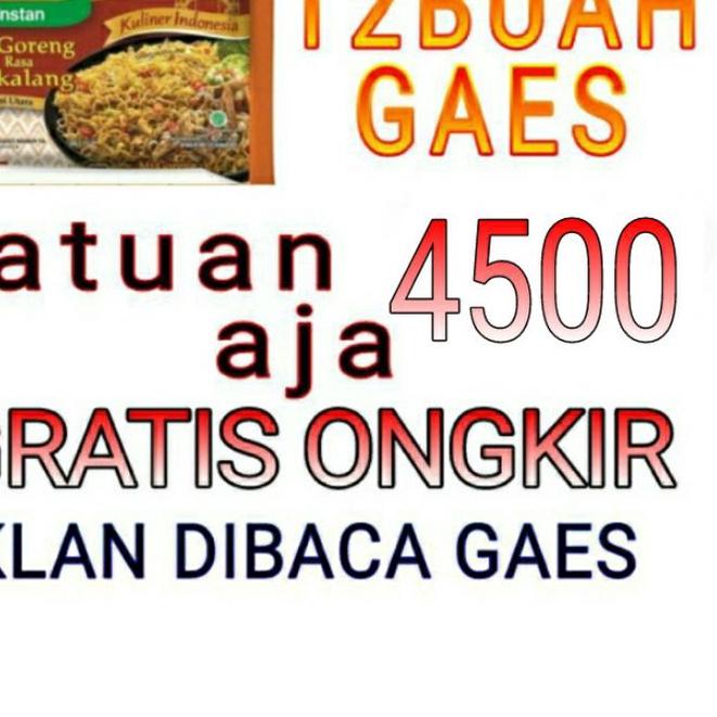 

➻ Indomie Cakalang GORENG Mie Instan 12 buah ✶