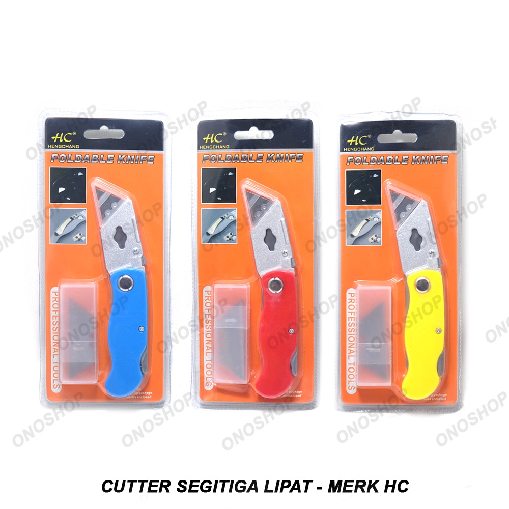 

Cutter Segitiga Lipat - Merk HC