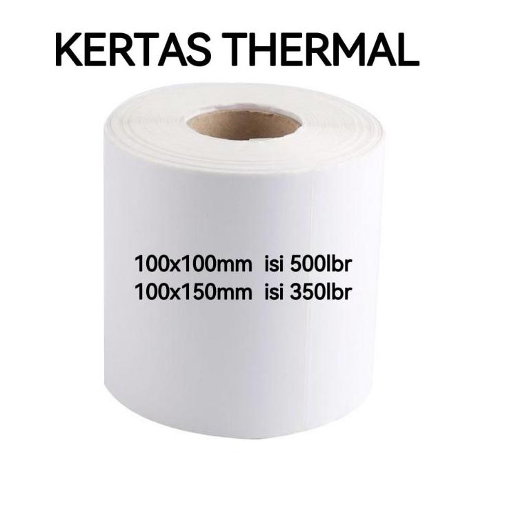 

Murah Diskon [24pcs/dus] KERTAS STIKER RESI LABEL THERMAL /