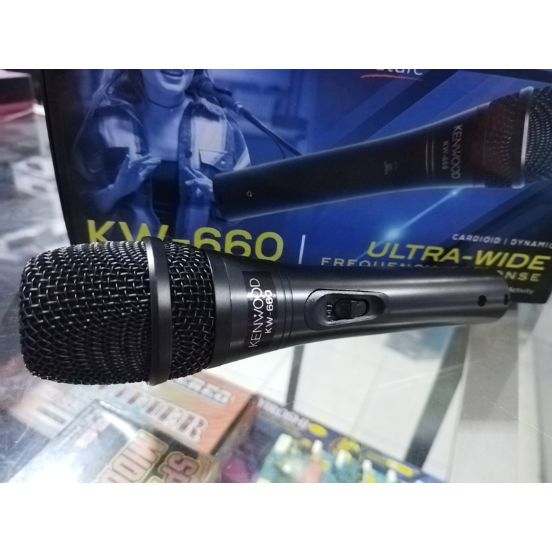 Microphone MIC Cable KARAOKE PROFESIONAL KENWOOD kw660 X