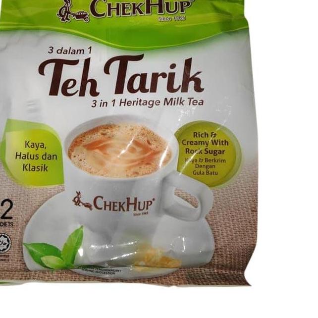 

♣ CHEK HUP 3 IN 1 TEH TARIK MALAYSIA / CHEKHUP / CHECKHUP / CHECK HUP MILK TEA 3IN1 WITH CANE SUGAR ◄