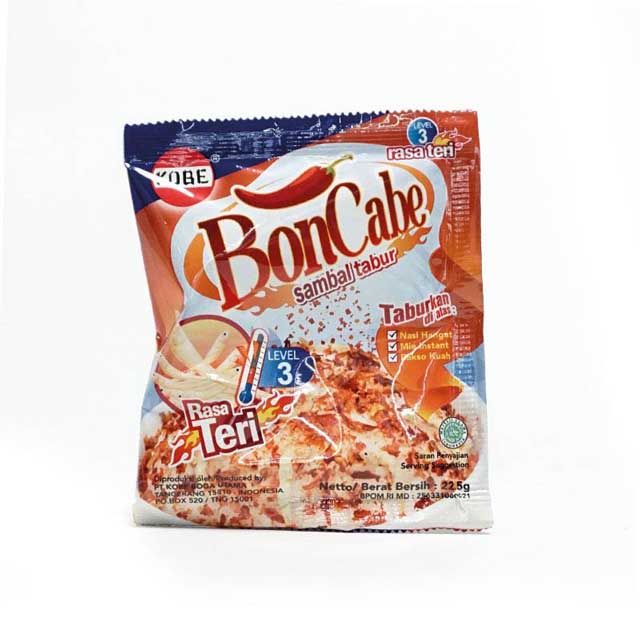 

BONCABE CABAI KERING BERBUMBU TERI 35GR