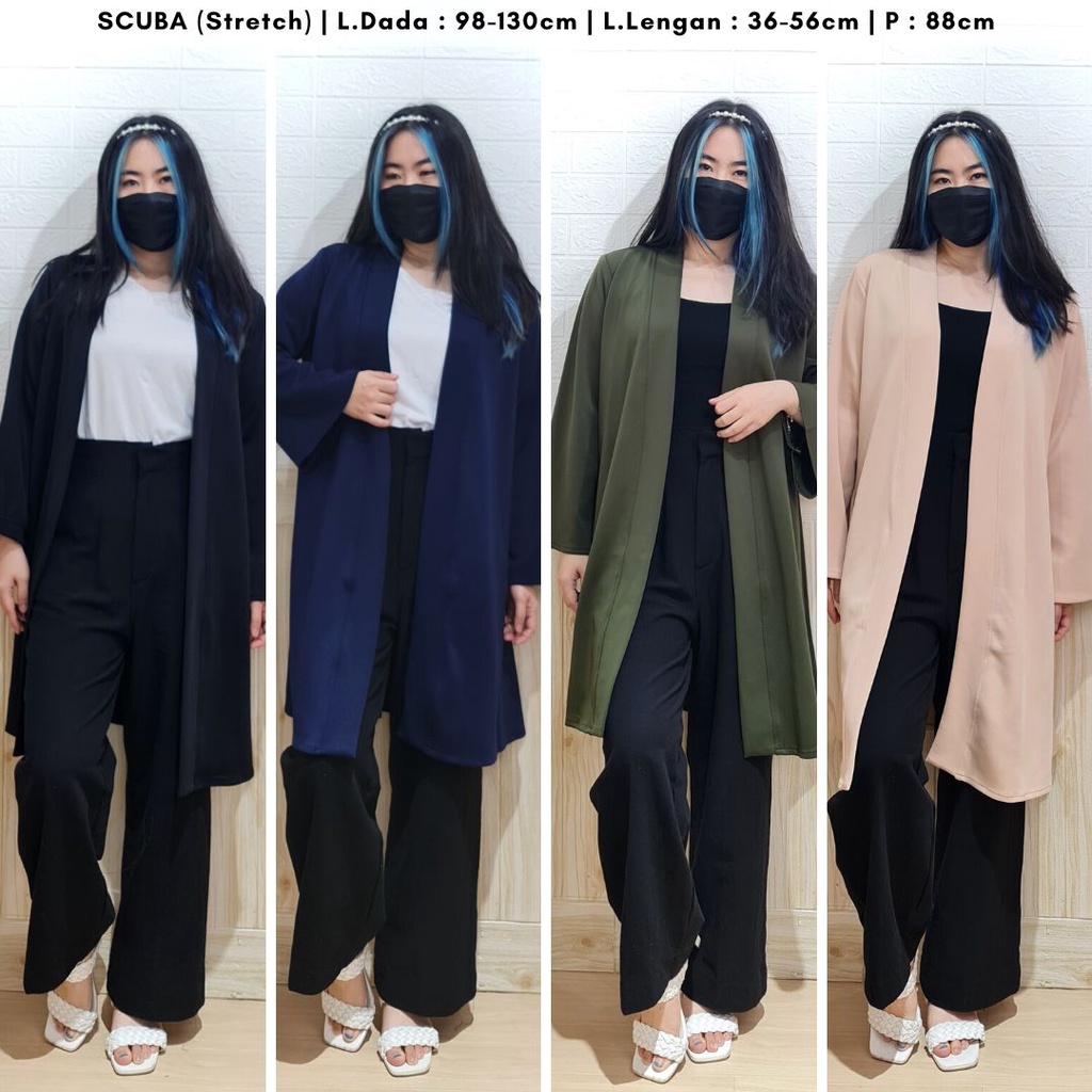 4755 delaide scuba outer blazer cardigan