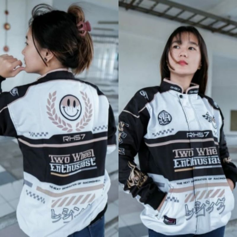 Jaket RH57 Jaket Racing Hell Pria Wanita Jaket Nascar