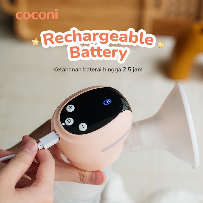 Coconi Portable Electric Breastpump / Pompa ASI Elektrik