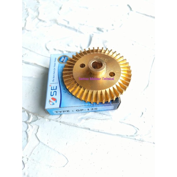 GP 125 Impeller Kipas Kuningan Pompa Air Panasonic National GP125