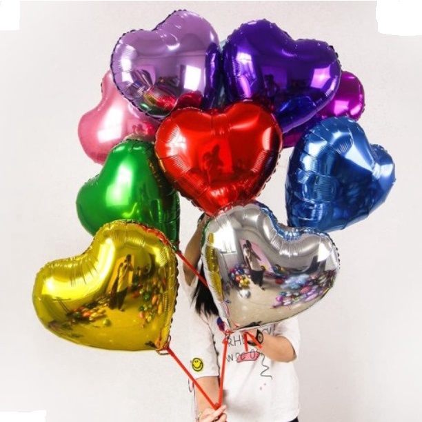 Balon Foil Love Besar / Balon Hati / Balon Ulang Tahun / Balon HBD / Balon Wedding / Balon Valentine / Balon Lamaran / Balon Engagement / Balon Tunangan / Balon Dekorasi / Balon Hiasan / Balon Pernikahan- 1 Pcs