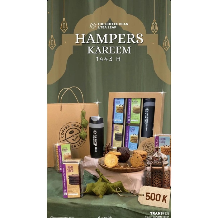 

Hampers Coffee Bean Lebaran Natal Cookies Hadiah Bingkisan