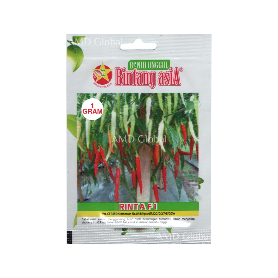 Benih Cabai Rawit Cabe Rinta F1 Bintang Asia