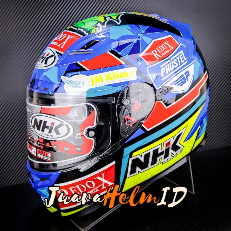 NHK HELM RX9 JAKUB SPECIAL EDITION / BLACK BLUE / RX-9 DOUBLE VISOR