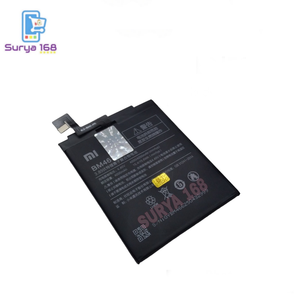 BATTERY BATERAI BATTERE BATRE XIAOMI REDMI NOTE 3 REDMI NOTE 3 PRO BM-46 BM46