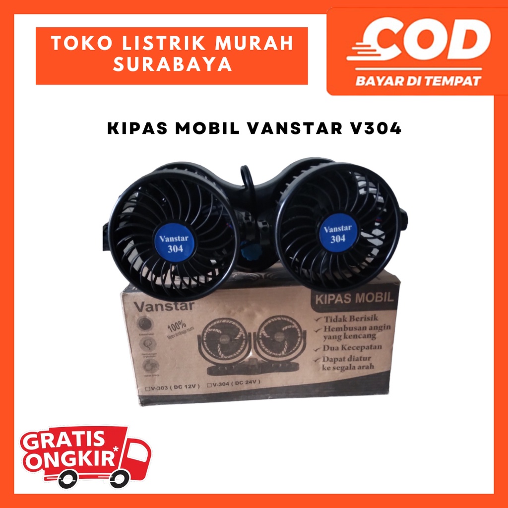 Kipas Mobil Vanstar V304