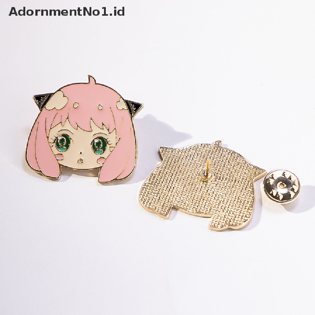 [AdornmentNo1] Terbaru Logam Enamel Pin Bros Senja Yor Forger Anya Forger Lucu Kepala Lapel Pin Lencana Aksesoris Perhiasan Anime [ID]