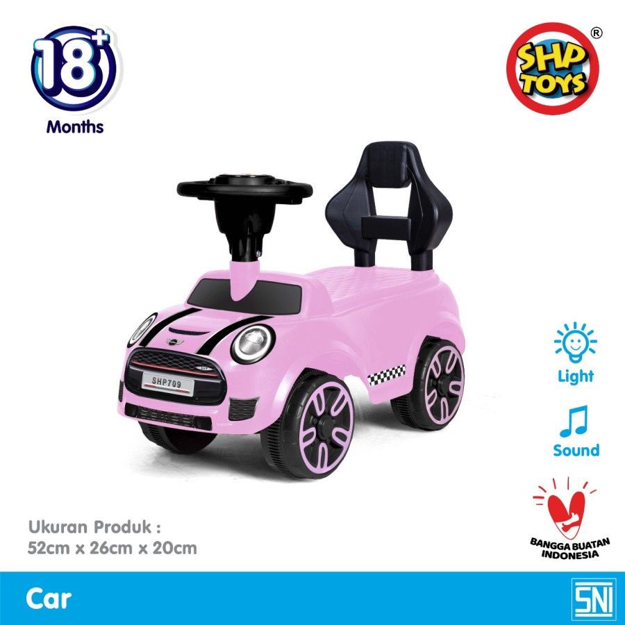 Mainan Mobil Dorong Anak SHP Toys Ride on Car MIMO 709 , Royal Tolo Car RY 108, RY 109