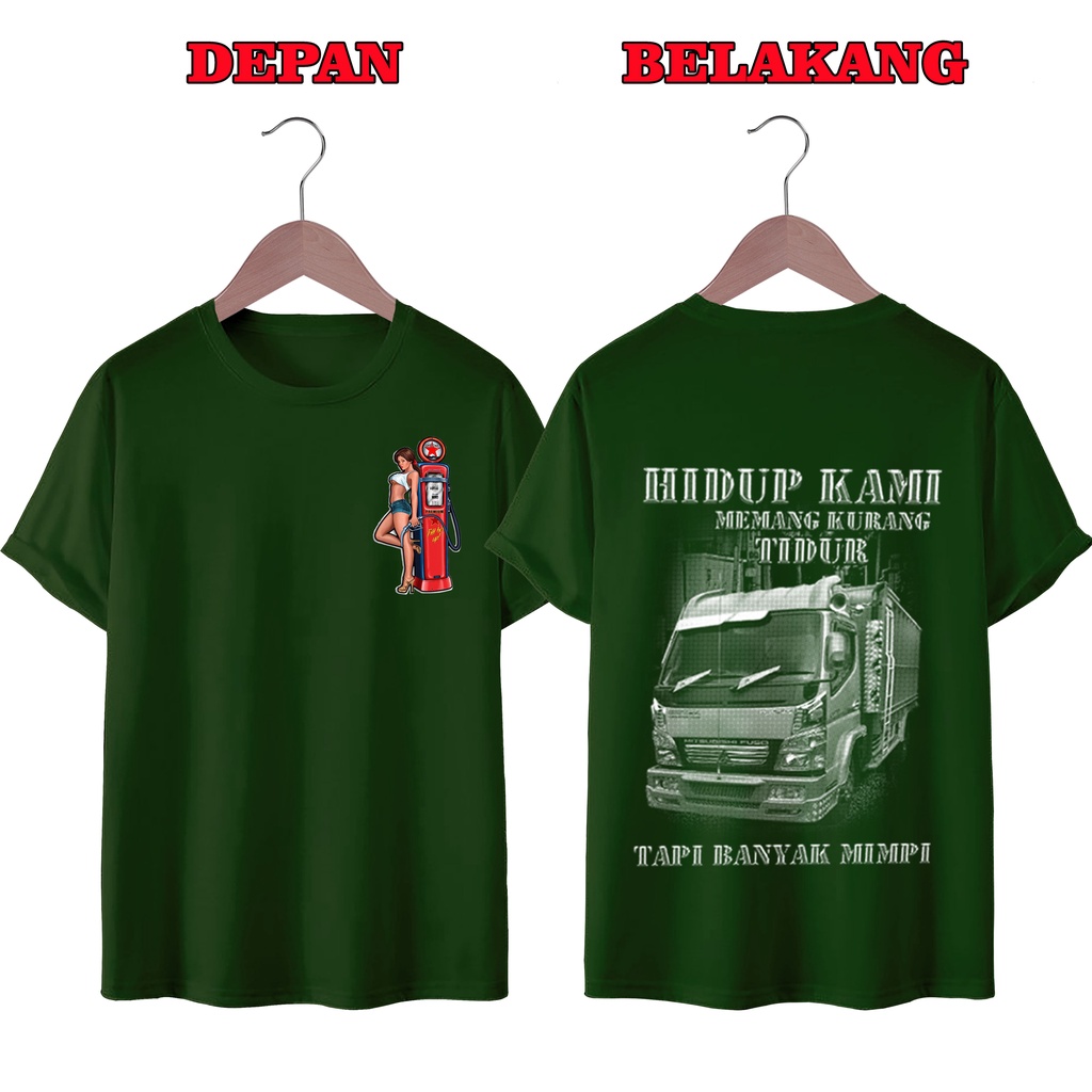 KAOS DISTRO UNISEX PRIA DAN WANITA TERBARU, KAOS JUMBO  TRUCK MIMPI