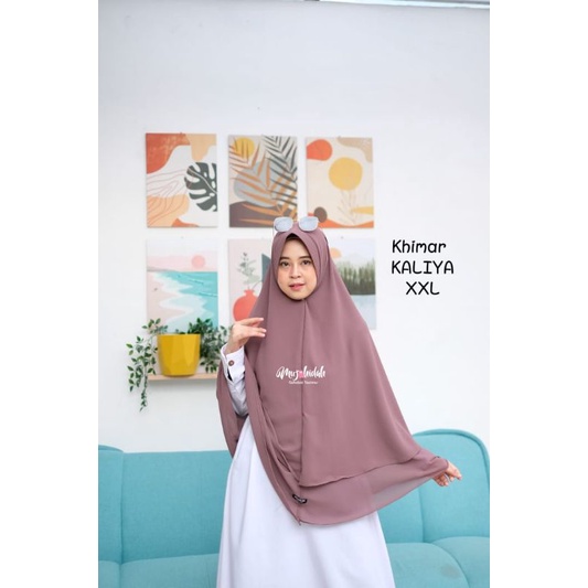 Khimar Kaliya XXL Pet Antem Cerutty Babydoll Mujahidah