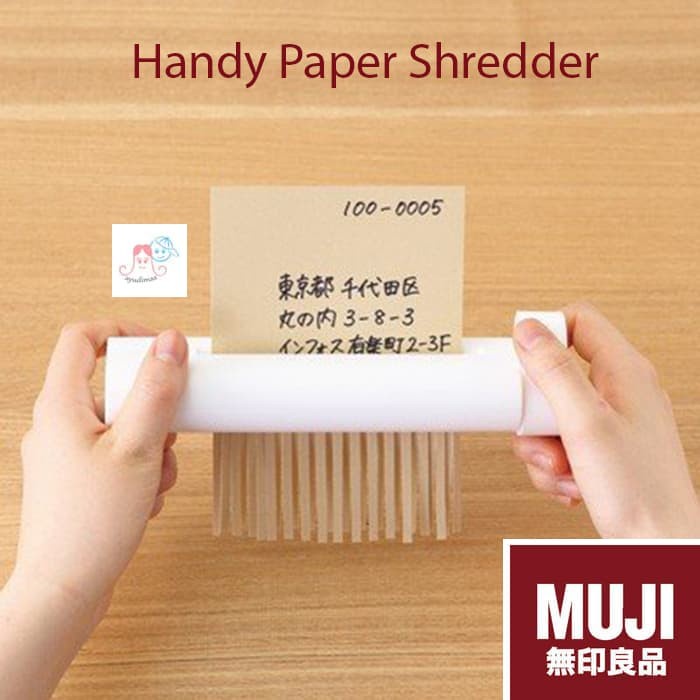 

[[JNT COD]] MUJI Handy Paper Shredder / Penghancur Kertas