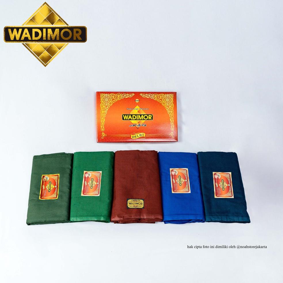 Viral (CUCI GUDANG) Sarung Wadimor Warna Polos TANPA TUMPAL (hijau, biru, merah, coklat, golden, abu