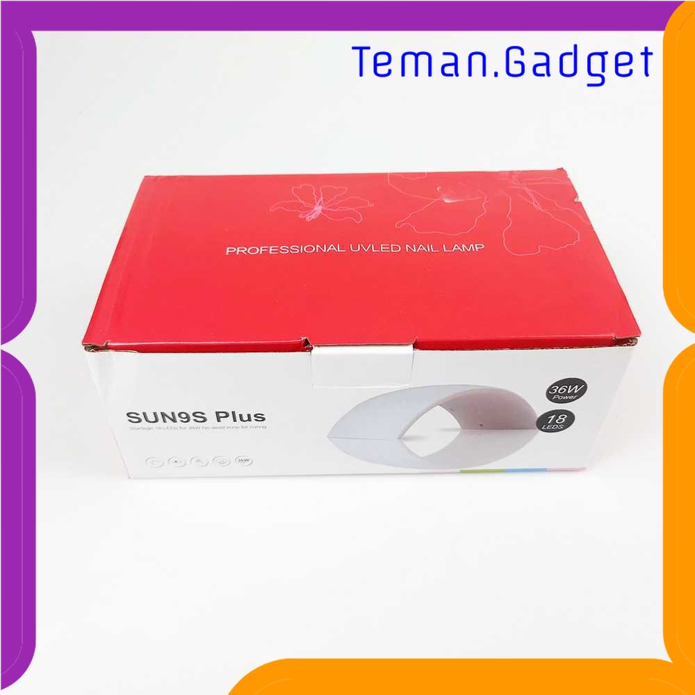 TG - PRW SUNUV Pengering Kutek Kuku UV Nail Dryer 18 LED 36W - SUN9C Plus