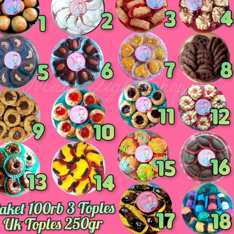 

☏ Paket 100rb isi 3 toples Hampers parcel lebaran Kue kering kuker nastar kastangel sagu keju gift box parsel idul fitri kue coklat parcel box hampers bingkisan lebaran paket kue lebaran murah paket hemat ➭