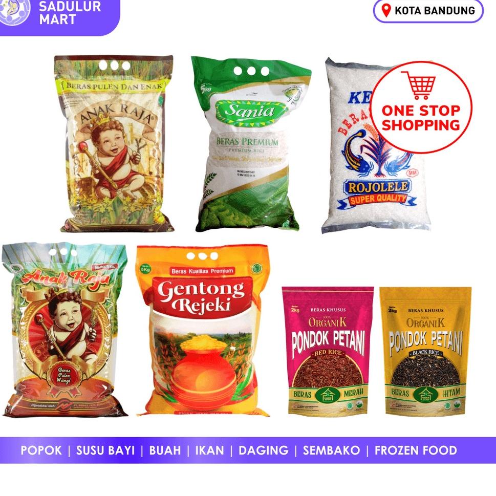 

12.12 Brands Festival Beras Premium 5KG Pulen / Slyp Super / Setra Ramos / Anak Raja / Gentong Rejeki / Rojolele / Panen Mas / Sumo / Raja / Sedap Wangi Bandung !!!