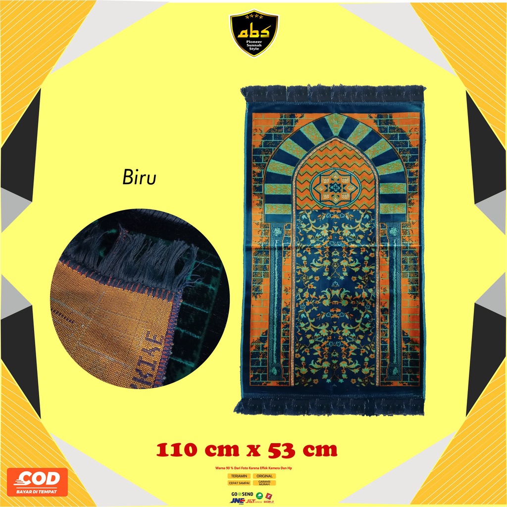 Sajadah Akbar Sedang Motif Warna Perlengkapan Sholat Sajadah Dewasa Pria Wanita