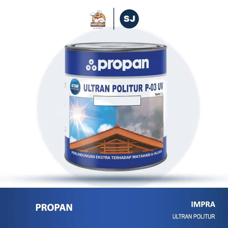CAT KAYU PROPAN POLITUR EXTERIOR ULTRAN P-03 1L