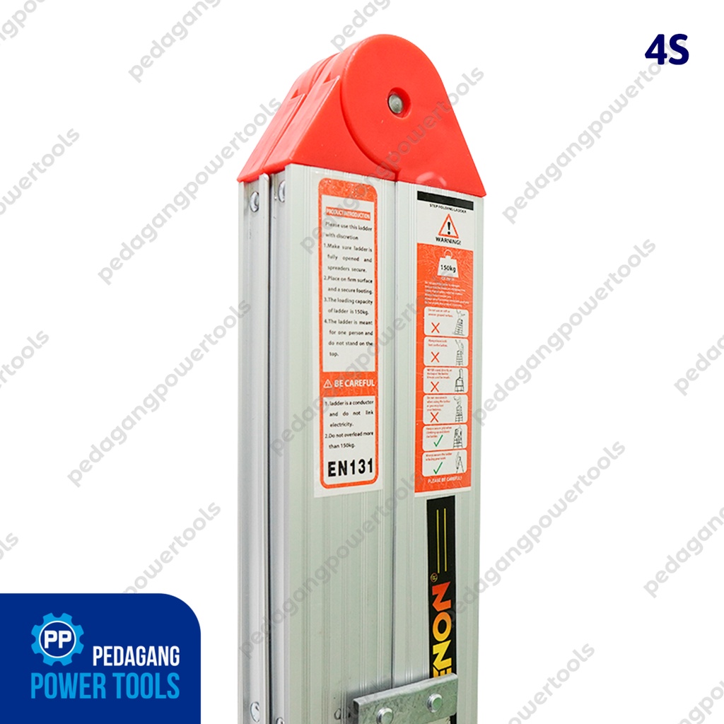 XENON STICK 4 STEP TANGGA LIPAT 1.4 METER ALUMINIUM FOLDING LADDER