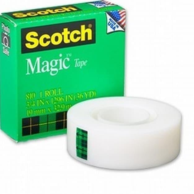 

TrxA5m0L PROMO ISOLASI Scotch 3M 18MM / MAGIC TAPE 810 3/4 INCH X 36 YARD