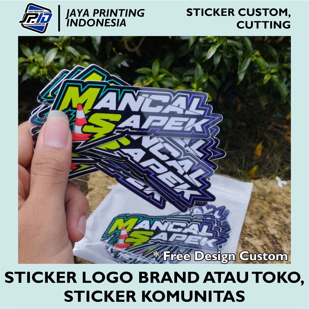 

sticker pack printcut custom logo toko / bengkel balap KHUSUS CUSTOM