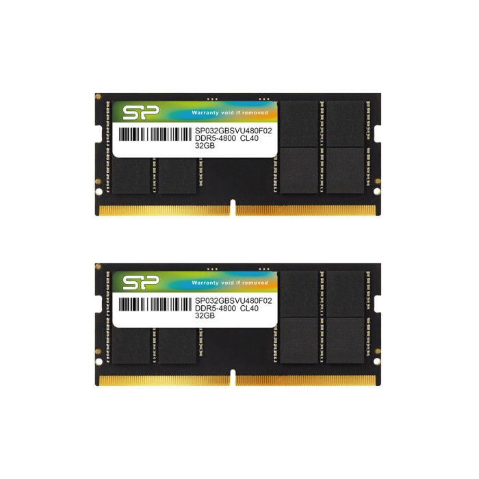 SILICON POWER RAM SODIMM 8GB, 16GB, 32GB DDR5 4800Mhz PC38400 Laptop