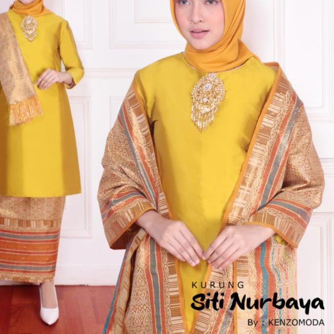 ☆ SET BAJU KURUNG ROK SONGKET DAN SELENDANG / BAJU KURUNG MELAYU KAIN SONGKET ☎