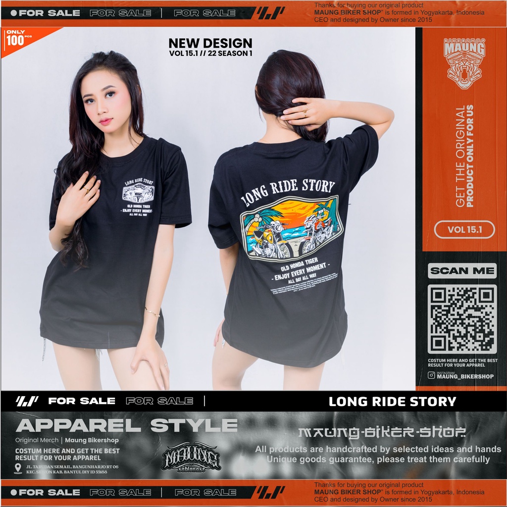 MAUNG_KAOS HONDA TIGER LONG RIDE STORY_HONDA TIGER 2000_GL200_HONDA CB | KAOS LONG RIDE STORY