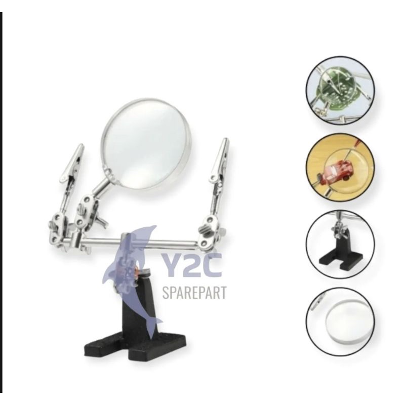 PENJEPIT PCB + KACA PEMBESAR TE-805 / ALAT SERVIS HP