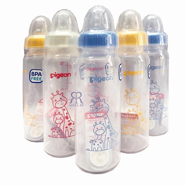 Botol Susu Pigeon Standard Eco Nipple Uk 50ml, 120ml, 240ml