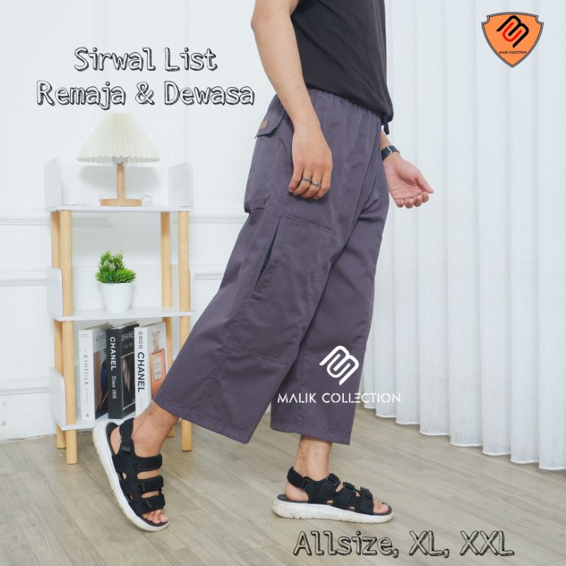 Celana Sirwal List dewasa jumbo extra jumbo laki laki Pria Allsize XL XXL CELANA SIRWAL MURAH// CELA