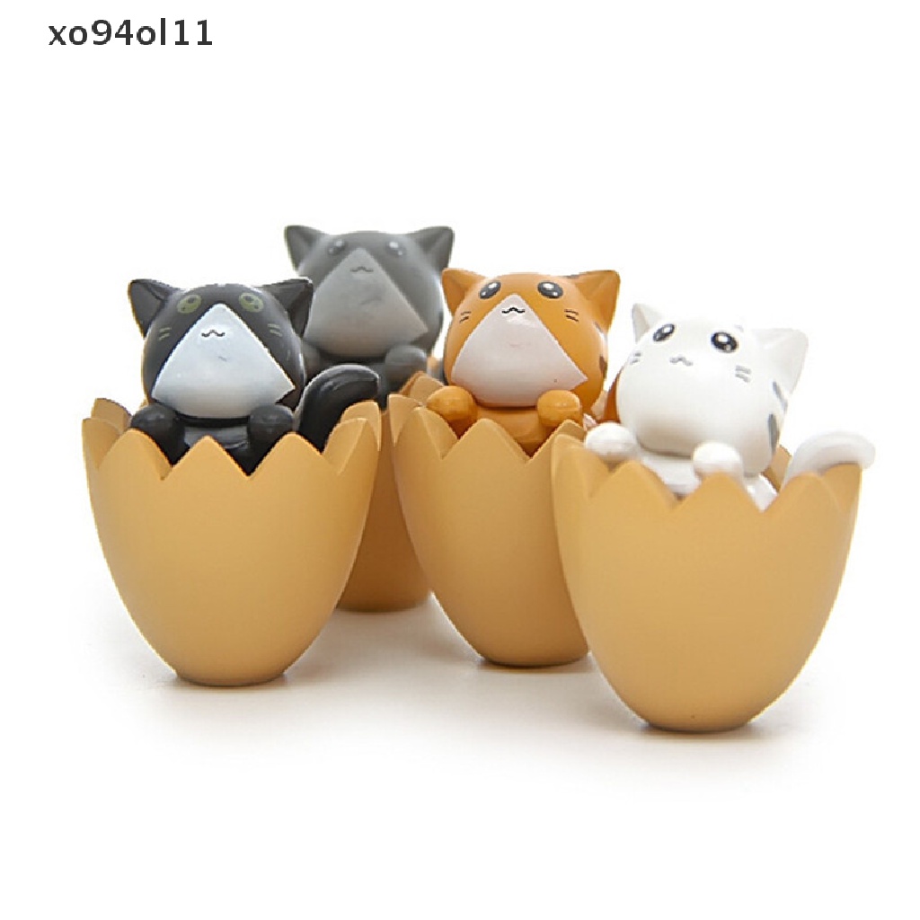 Xo 1PC Lucu Mini Resin Telur Kucing Peri Hiasan Taman Dekorasi Lanskap Mikro OL