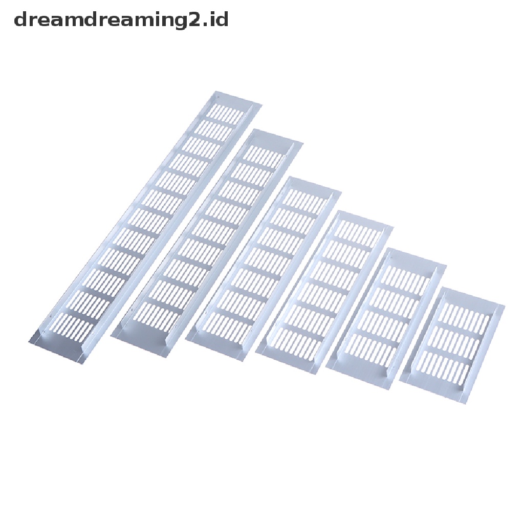 (dream) 1pc Aluminium Alloy Lubang Angin Berlubang Lembaran Ventilasi Udara Plat Lubang Kisi-Kisi Ventilasi.