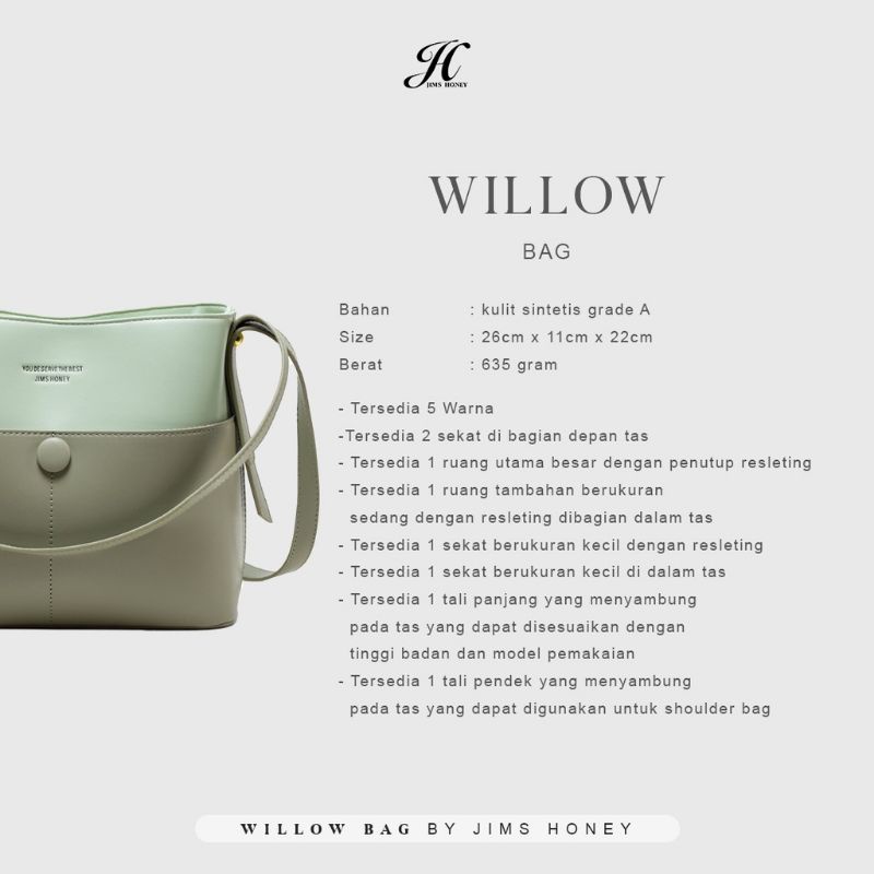 JIMS HONEY WILLOW BAG TAS SLEMPANG WANITA MURAH LUCU