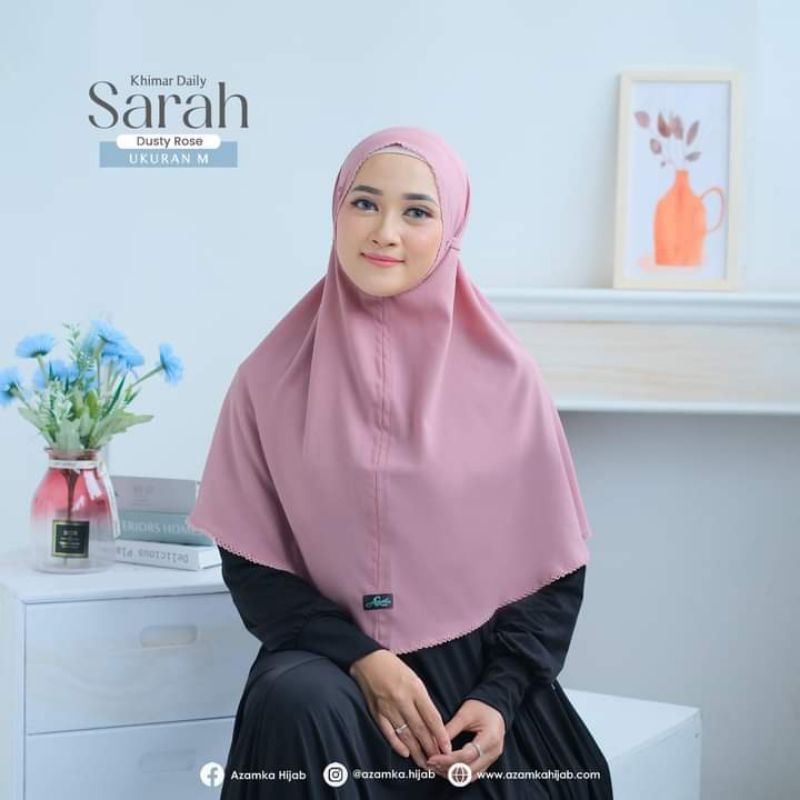 KHIMAR DAILY SARAH AZAMKA//KHIMAR TERBARU//AZAMKA