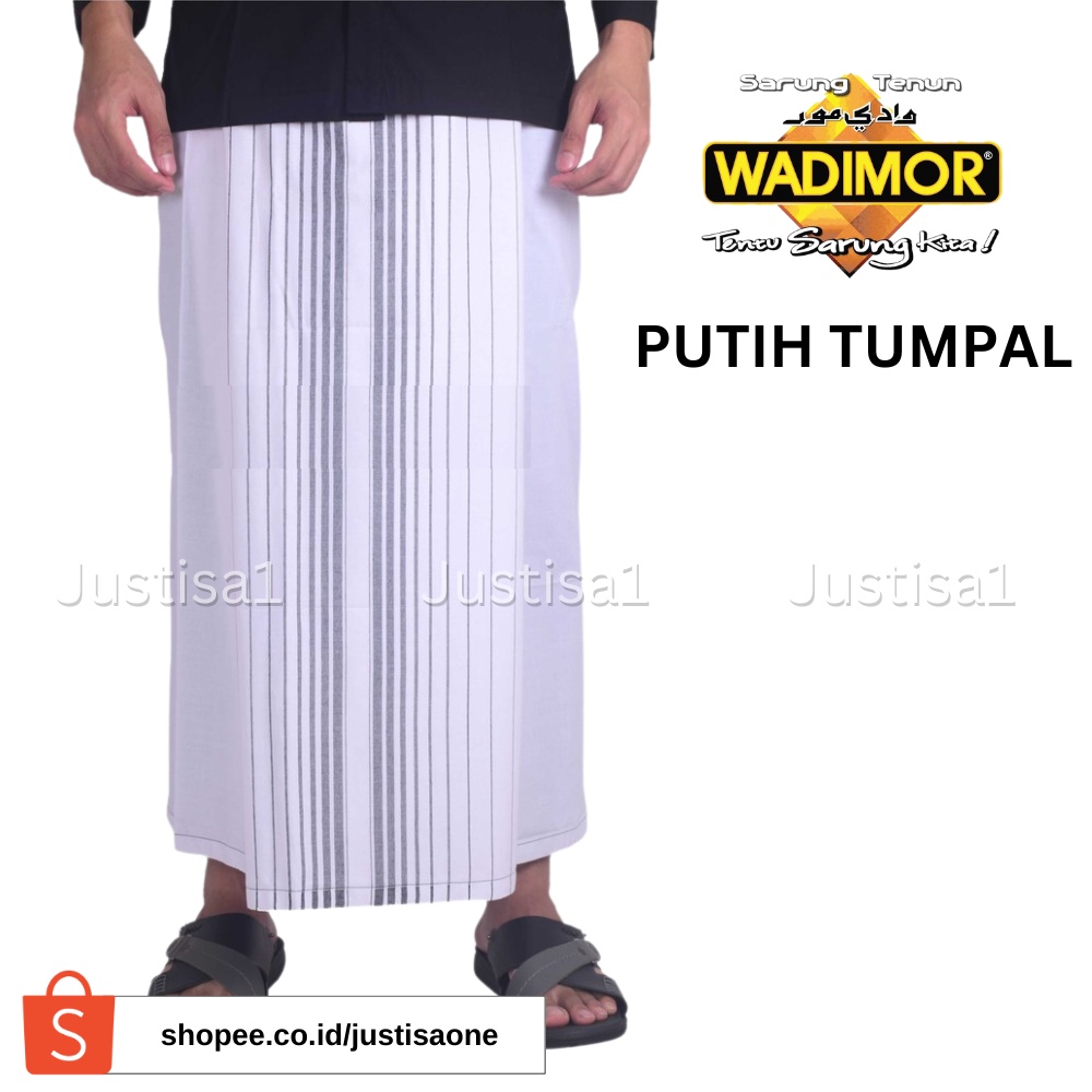 SARUNG WADIMOR Hitam Polos dan Putih Tumpal Kain Samping Sholat Santri Putra Dewasa Anak Laki Remaja Tanggung Pria Cowo Cowok SMP Jumbo Alat Solat Shalat Duduk Muslim Katun Tenun Warna Grosir Premium Motif Gajah Original Untuk Paket Hampers Peci Baju Koko