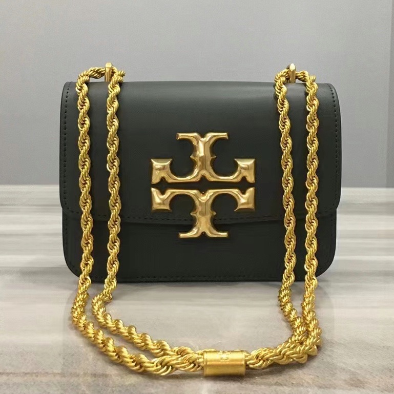 （Shopee Live）TB73589-18CM-1 73589 TORY BURCH original ELEANOR nappa leather accordion bag shoulder bag messenger bag